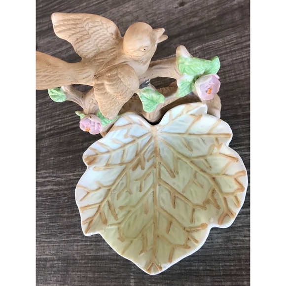 Vintage Lenwile Ardalt Tawain Porcelain Bird Soap/Candy Nut Dish - Picture 4 of 10